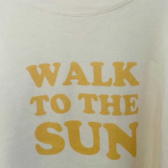 π» Sandro π» Cotton sweatshirt with Lettering "Walk To The Sun", 2 (Medium) - Picture 6 of 10